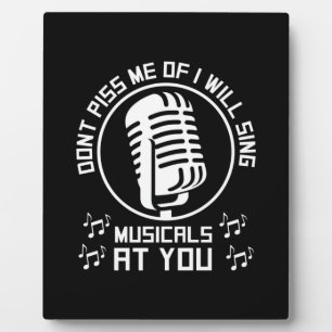 Theater Singer Broadway Plaque