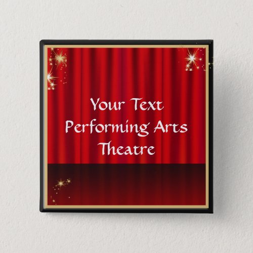 Theater Stage Curtain Performance Costum Button