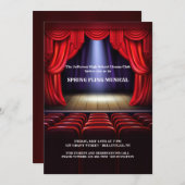 Theater Stage Performance Invitation (Front/Back)