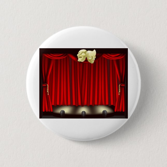 Theater stage with masks button (Front)