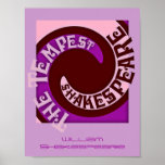 Theater The Tempest Play Promo William Shakespeare Poster at Zazzle