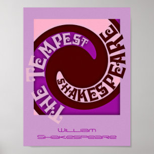 Theater The Tempest Play Promo William Shakespeare Poster