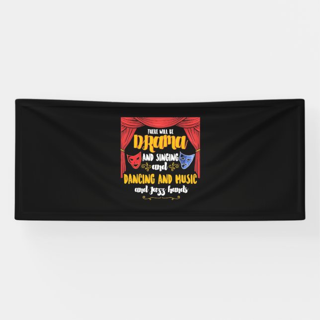 Theater There will Be Drama Banner (Horizontal)