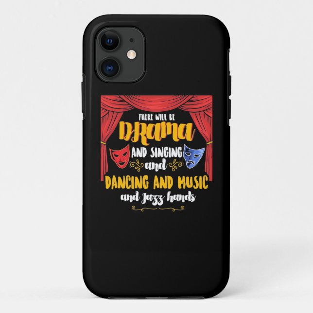 Theater There will Be Drama Case-Mate iPhone Case (Back)