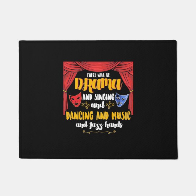 Theater There will Be Drama Doormat (Front)