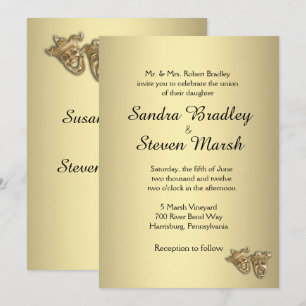 Theater Wedding Invitation