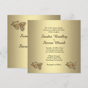 Theater Wedding Invitation