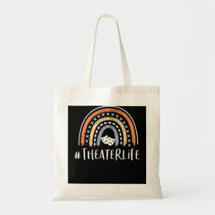 #Theaterlife Cute Theater Life Gifts Actress Music Tote Bag