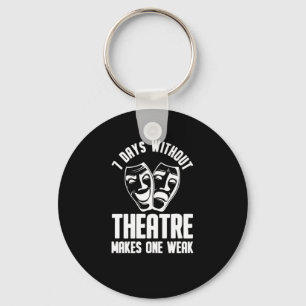 Theatre Actor Drama Theater Keychain