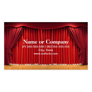 Theatre Business Cards & Templates | Zazzle