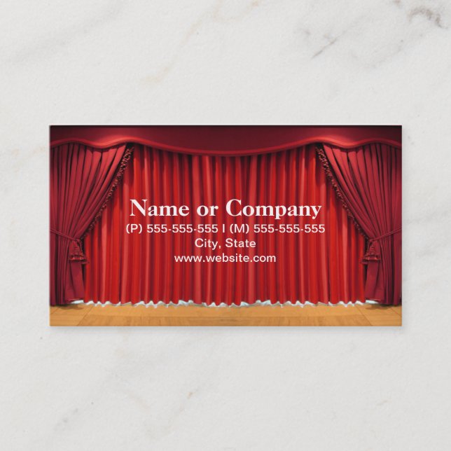 THEATRE BUSINESS CARD (Front)