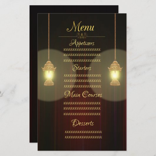 Theatre curtain-lamps (Front/Back)