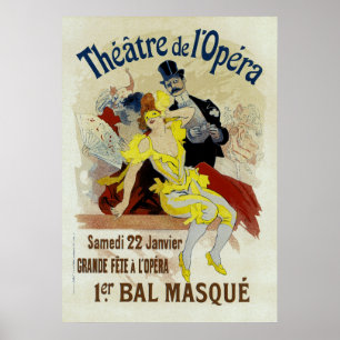 Theatre de l'Opera ~ 1er Bal Masque Poster