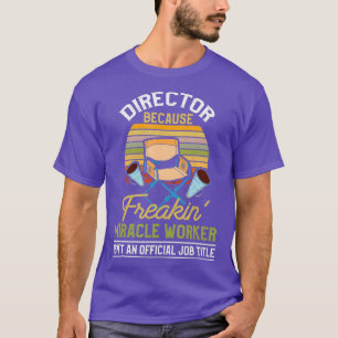 Theatre Director Shirt Vintage Funny Film Gift