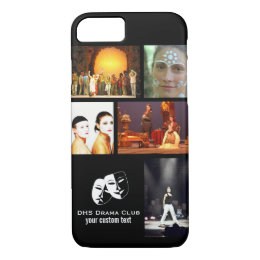 Theatre Drama Club Custom Photo Collage iPhone 8/7 Case
