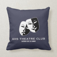 Theatre Drama Club Masks Custom Thespian Name