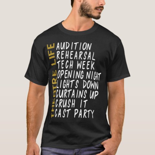 Theatre Gift Acting Shirt Thespian Play Director t