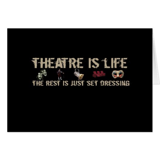 Theatre is Life Cards (Front Horizontal)