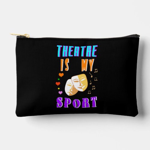 Theatre Is My Sport Actor Drama Accessory Pouch