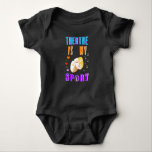 Theatre Is My Sport Actor Drama Baby Bodysuit<br><div class="desc">Theatre Is My Sport Actor Drama. Baby Jersey Bodysuit. Buy the best gift on World Theatre Day 27 March for your family,  friends,  girlfriend,  boyfriend,  girls,  boys,  brothers,  sisters,  mom,  dad,  grandparents,  kids,  and yourself. #worldtheatreday #outfits</div>