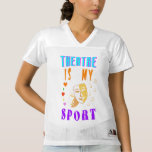 Theatre Is My Sport Actor Drama Women's Football Jersey<br><div class="desc">Theatre Is My Sport Actor Drama. Custom Women's Augusta Replica Football Jersey. Buy the best gift on World Theatre Day 27 March for your family,  friends,  girlfriend,  boyfriend,  girls,  boys,  brothers,  sisters,  mom,  dad,  grandparents,  kids,  and yourself. #worldtheatreday #outfits</div>