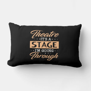 Theatre It Is A Stage Actor Are Going Through Lumbar Pillow