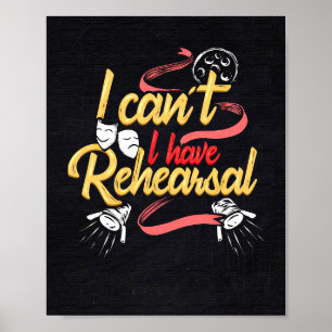 Theatre Life and Theater Girl Poster