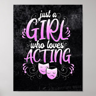Theatre Life and Theater Girl Poster