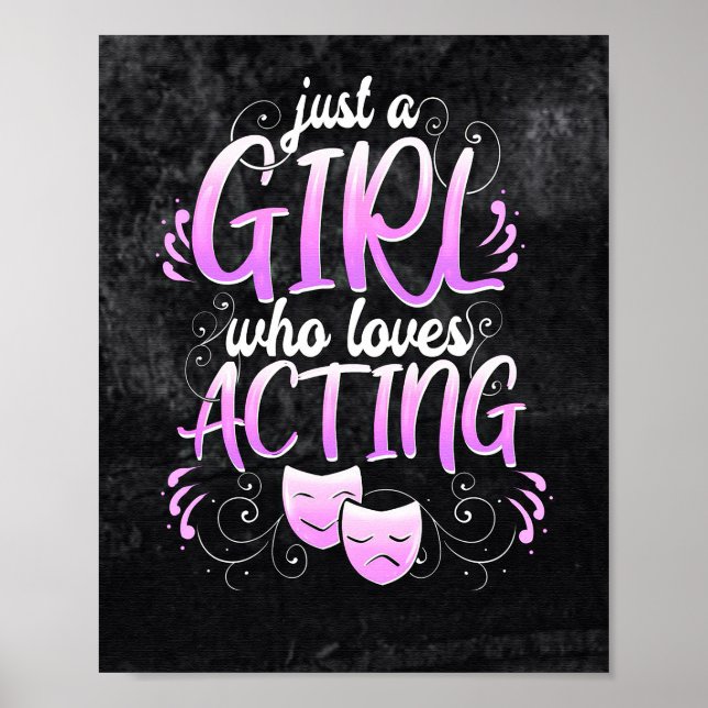 Theatre Life and Theater Girl Poster (Front)