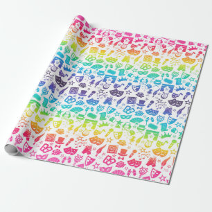 Theatre Lover Icons Wrapping Paper