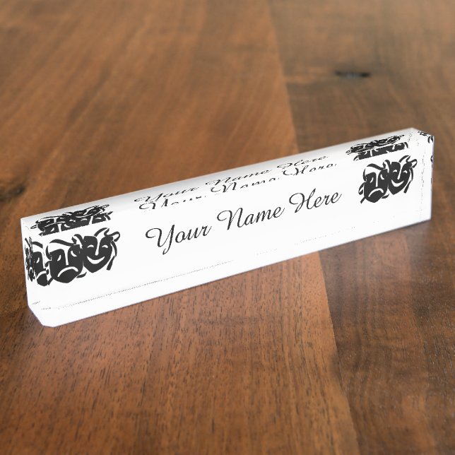 Theatre Macrabe Nameplate (Side)