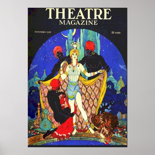 THEATRE MAGAZINE POSTER