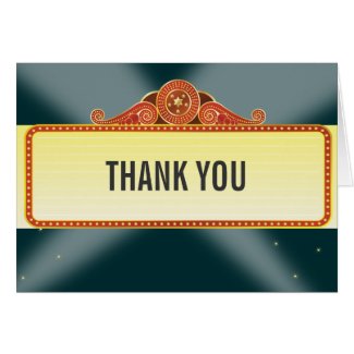 Theatre Marquee Bar Bat Mitzvah Reply RSVP Card | Zazzle