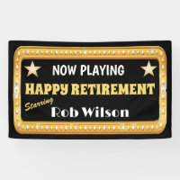 Theatre Marquee Retirement Party