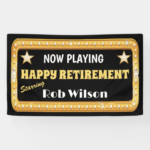 Theatre Marquee Retirement Party