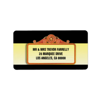 Theatre Marquee Return Label