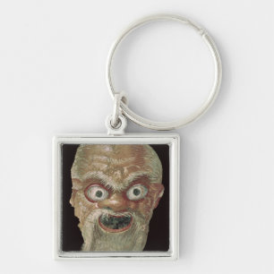 Theatre Mask, East Wall, Oecus 5, 60-50 BC Keychain