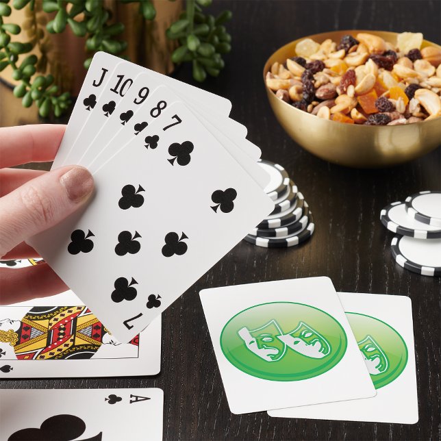 Theatre Mask Symbol Poker Cards (Creator Uploaded)