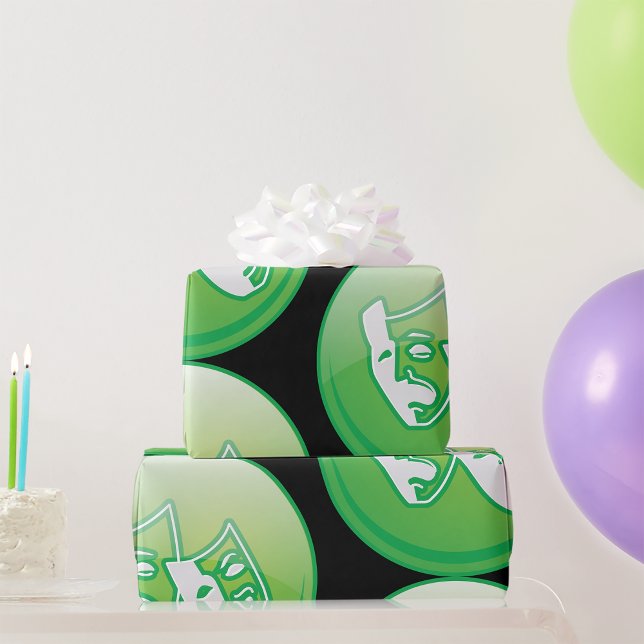 Theatre Mask Symbol Wrapping Paper (Creator Uploaded)