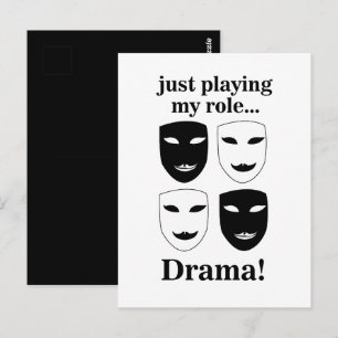 Theatre Mask Theater Drama Theatre Actor Postcard