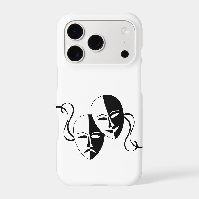 Theatre Masks Art  iPhone Case (Back)