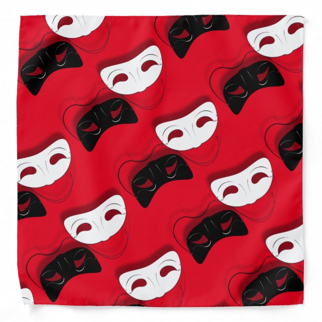 Theatre Masks Bandana (Front)