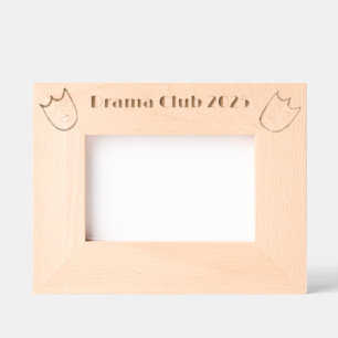 Theatre Masks frame (with space for signatures)