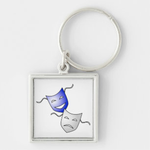 Theatre Masks Keychain