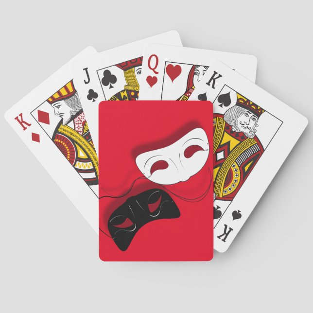 Theatre Masks Playing Cards (Back)