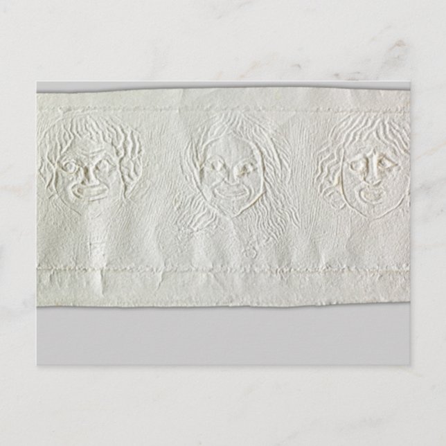 Theatre Masks Squeeze Postcard (Front)