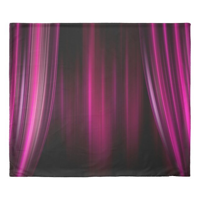 Theatre movie theater curtain strip duvet cover (Front)