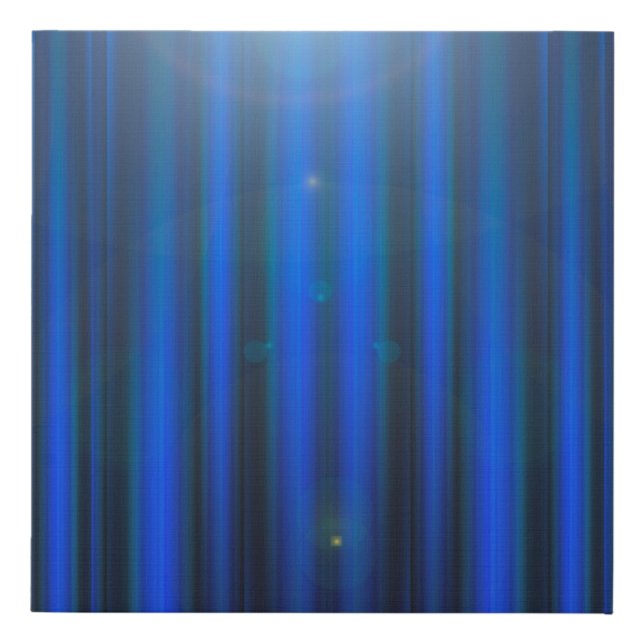 Theatre movie theater curtain strip faux canvas print (Front)