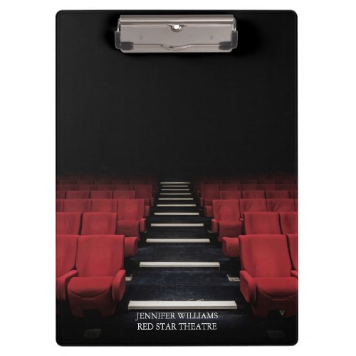 Theatre Performing Arts Customizable Event Clipboard