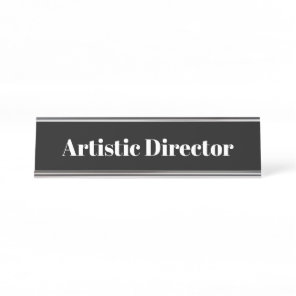 Theatre Staff Name Plate